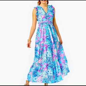 Lilly Pulitzer Destini Maxi Dress sz 10